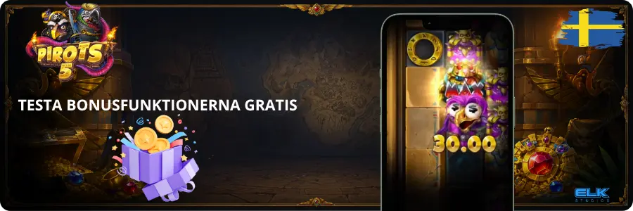 Pirots 5 Testa Bonusfunktionerna Gratis